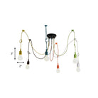 Illuminate Your Space With Industrial Flair: The Multi - Light Swag Pendant Light