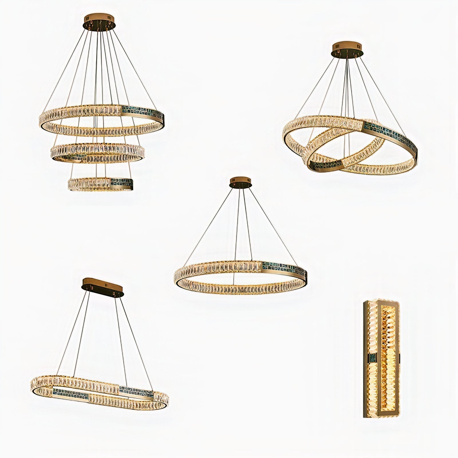 Evelyn’s Elegance Chandelier - Chic Wall/Pendant Light With Luxurious Shell Design