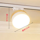 12W Nordic Wooden LED Track Light - COB Ceiling Spotlight for Home and Store Decor ceiling light