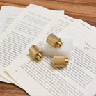 Mesh Pattern Brass Cabinet Knobs – Knurled Drawer Handles and Furniture Door Pulls 1 piece / 20x30x12mm Knobs