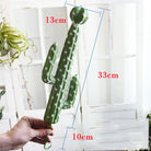 Dlight Decor 43cm Desert Cactus Plant with Foam Thorn Ball for Home and Garden Decor 43cm A