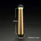 High Brass Cabinet Leg Covers – Gold Chair Cups and Table Feet Protectors for Furniture D26 C18 H100 Cabinet Legs