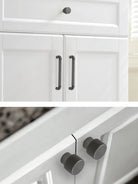 Knurled Brown Aluminum Alloy Handle – Textured European Cabinet and Wardrobe Pulls (320mm) Handles