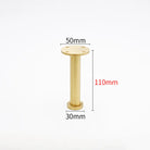 Solid Brass Cabinet Leg – Gold Furniture Feet for Kitchen TV Stands and Cupboards 110mm height Cabinet Legs