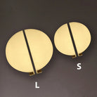 Half-Round Solid Brass Cabinet Pull – European Drawer and Wardrobe Pull for Furniture Door Pull