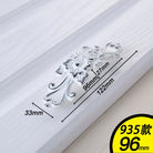 European Ivory White Cabinet Handle – Elegant Zinc Alloy Drawer Pulls for Dressers Closets and Cupboards (96mm) 935-96