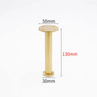 Solid Brass Cabinet Leg – Gold Furniture Feet for Kitchen TV Stands and Cupboards 130mm height Cabinet Legs