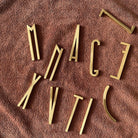 5mm Brass Letters – DIY Wall Decorative Name Signs for Business Shops and Doors Brass Letters