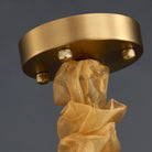 Elegant Brushed Gold Led Crystal Chandelier - A Luxury Addition To Your Modern Loft Home Decor