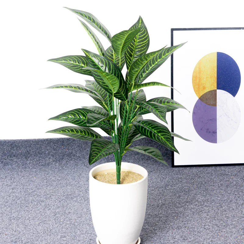 Dlight Decor 76cm Tropical Magnolia Palm Branch with 26 Leaves