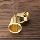 1.5-Inch Brass Furniture Casters – Gold Retro Round Cup Wheels for Cabinets Tables and Shelves Cabinet Legs