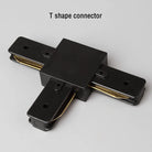 Led Track Light Rails 0.5M 2 Wire 3 Wire Connector Jointer Led Rail For Store Home Spotlight Lighting T Shape connector