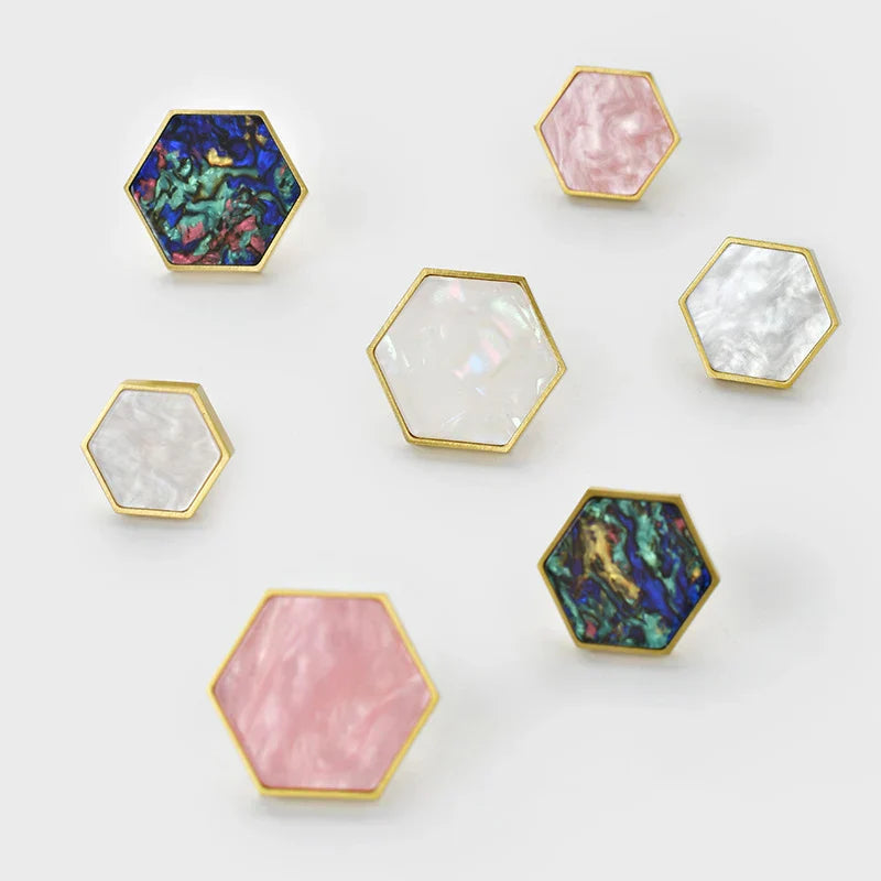 Modern Brass Shell Knobs – Colorful Cabinet Pulls for Wardrobes Dressers and Cupboards knob