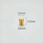 Modern Simple Solid Brass Cabinet Knobs – Wardrobe Handles and Kitchen Pulls 1 Knobs