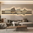 Dlight Decor Artistic Wood Crystal Wall Glow Light Wall Art