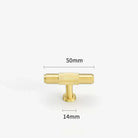 Gold Brass Cabinet Handles – Liner Knobs and Kitchen Drawer Bar Pulls for Furniture gold 50mm Handles
