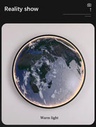 Dlight Decor Planet Mural Wall Light for Interiors Wall Art