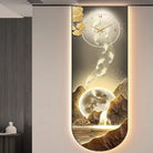 Dlight Decor Luminous Wall Clock with Elegant Glow Wall Art