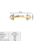 10pcs Antique Zinc Alloy Drawer Handles – Vintage Chinese Style 10pcs golde Handles