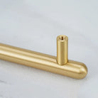 Satin Gold Brass Wardrobe Handles – Modern Drawer Knobs and Cabinet Bar Pulls (50mm-260mm) Handles