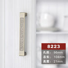 Antique Bronze Cabinet Knobs and Handles – Vintage Furniture Hardware 8223 96mm Handles