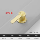 Modern Gold Kitchen Cupboard Drawer Handles – Chinese Style Decorative Knobs X775- Handles
