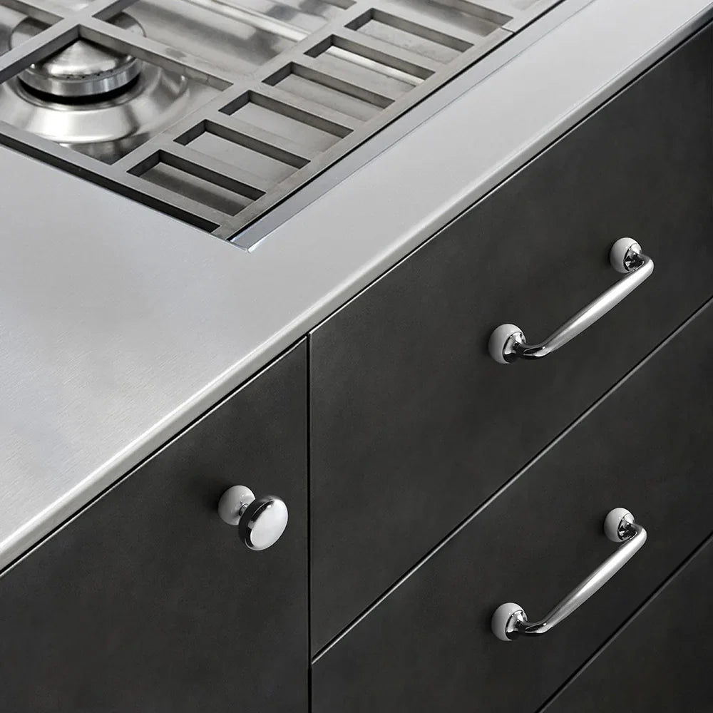 Modern Double-Color Cabinet Handles - Zinc Alloy Drawer Pulls for Cupboards and Furniture Handles
