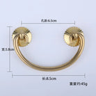 Antique Brass Arch Cabinet Pulls – Vintage Drawer Handles for Home Improvement Copper 65mm Pulls