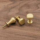 Brass Cabinet Handle and Hook – Gold Knob for Furniture Wardrobes and Towel Holders knob