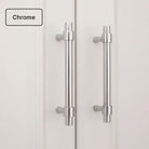 Nordic Brass Furniture Handles – Gold Black Chrome Cabinet Bar Pulls (50mm-500mm) Chrome / 500mmx 416CC Handles