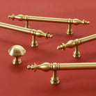 Chrome Brass Polished Gold Furniture Handle Modern Cabinet Pulls Wardrobe Cupboard Drawer Bar Knobs brass gold