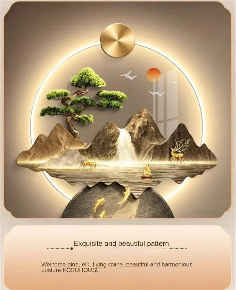 Dlight Decor 3D Wall Painting Light for Hallway Art Wall Art