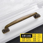 Antique Bronze Cabinet Handles - Retro Drawer Pulls Vintage Zinc Alloy Kitchen Hardware for Furniture Dresser and