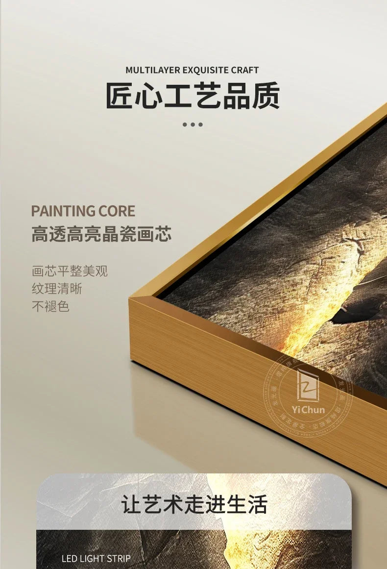 Dlight Decor 3D Painting Wall Lamp for Modern Homes Wall Art