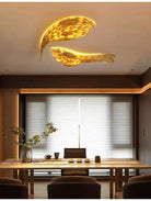 Dlight Decor Japanese Fish Wall Lamp Sculpture Wall Art