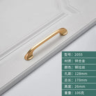 Minimalist Zinc Alloy Cabinet Handles - American Style Drawer Knobs for Wardrobes and Furniture coppery-128 Handles