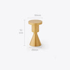 2pcs Simple Brass Wall Hooks – Gold Coat Key and Bag Holders for Home Storage A14 wall Hook