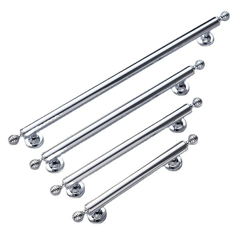 Polished Brass Cabinet Handles – PVD Gold and Chrome Wardrobe Knobs and Drawer Pulls Handles