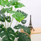 Dlight Decor White Monstera Palm for Bold Floor Styling