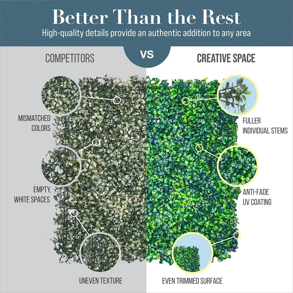 Dlight Decor Eucalyptus Grass Mat for Wall and Garden Styling