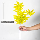 Dlight Decor 77cm Autumn Maple Leaf Branch for Fall Display 65cm Green