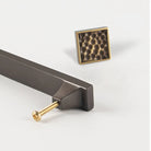 24K Gold and Hammered Brass Furniture Handles – Textured Cabinet Knobs and Pulls in Antique Silver and Old-Silver
