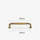 Bronze Cabinet Handles – Antique Furniture Pulls for Wardrobe Vintage Drawer and Cupboard 140mm Handles