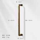 Antique Bronze Wardrobe Door Handles – Zinc Alloy Cabinet Pulls and Drawer Knobs 5065-192mm Handles