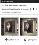Dlight Decor Crystal Porcelain LED Wall Mural Light Wall Art
