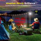 APP Controlled 16 Million Colors RGB LED Curtain Lights Holiday Party Decoration holiday lighting