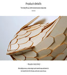 Dlight Decor Japanese Fish Wall Lamp Sculpture Wall Art