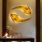 Dlight Decor Japanese Fish Wall Lamp Sculpture Wall Art