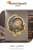 Dlight Decor Clock Wall Light with Luxury Crystal Glow Wall Art