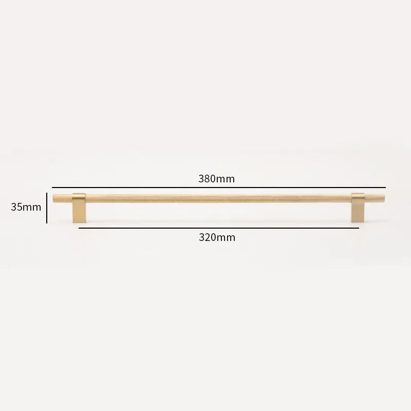 Gold Black Textured Furniture Handle Brass Wardrobe Mesh Pulls Drawer Cabinet Knobs Modern French Door Bar Handles